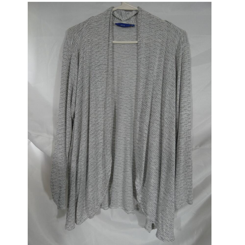 APT. 9 Women's Large Open Drape Cardigan Lightweight Long Sleeves Stretchy